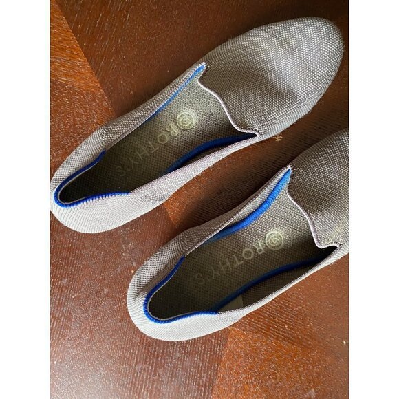 Rothy's Women's Taupe Round Toe Casual Ballet Flats - 9 - Picture 5 of 11